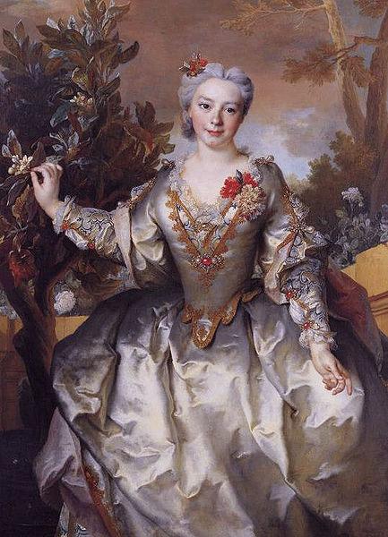 Nicolas de Largilliere Portrait of Louise-Madeleine Bertin, Countess of Montchal Sweden oil painting art